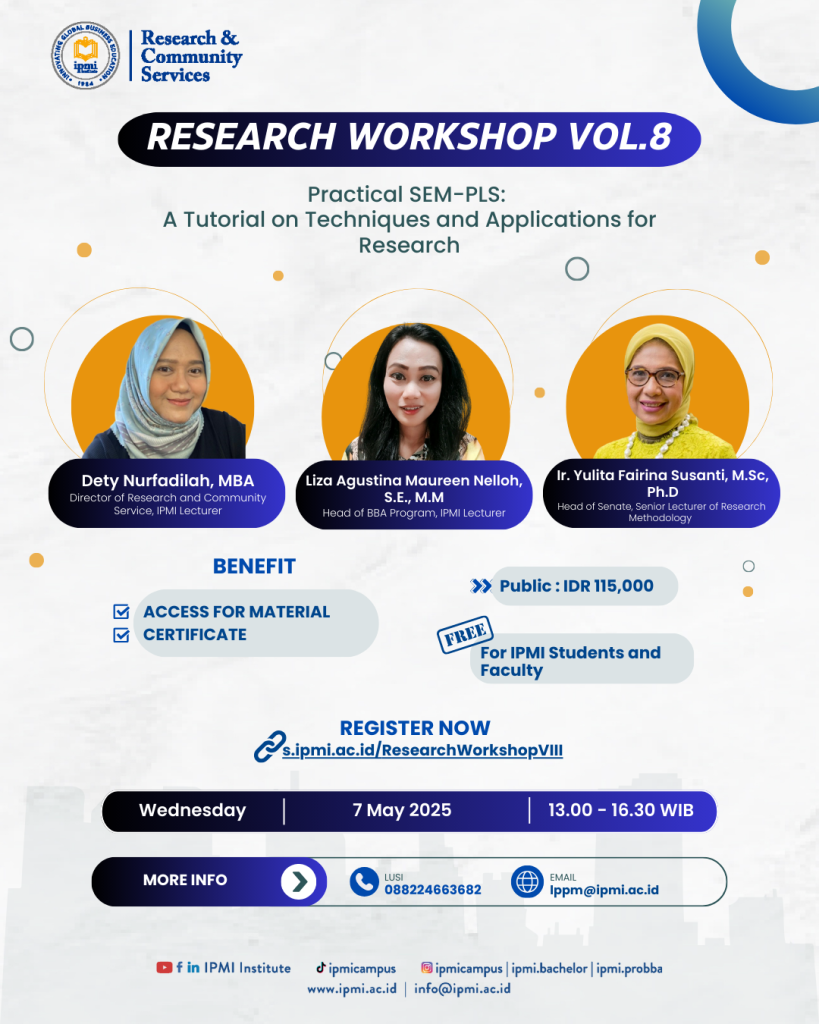 Research Tutorials RESEARCH WORKSHOP VOL. 8: Practical SEM-PLS: A Tutorial on Techniques ...